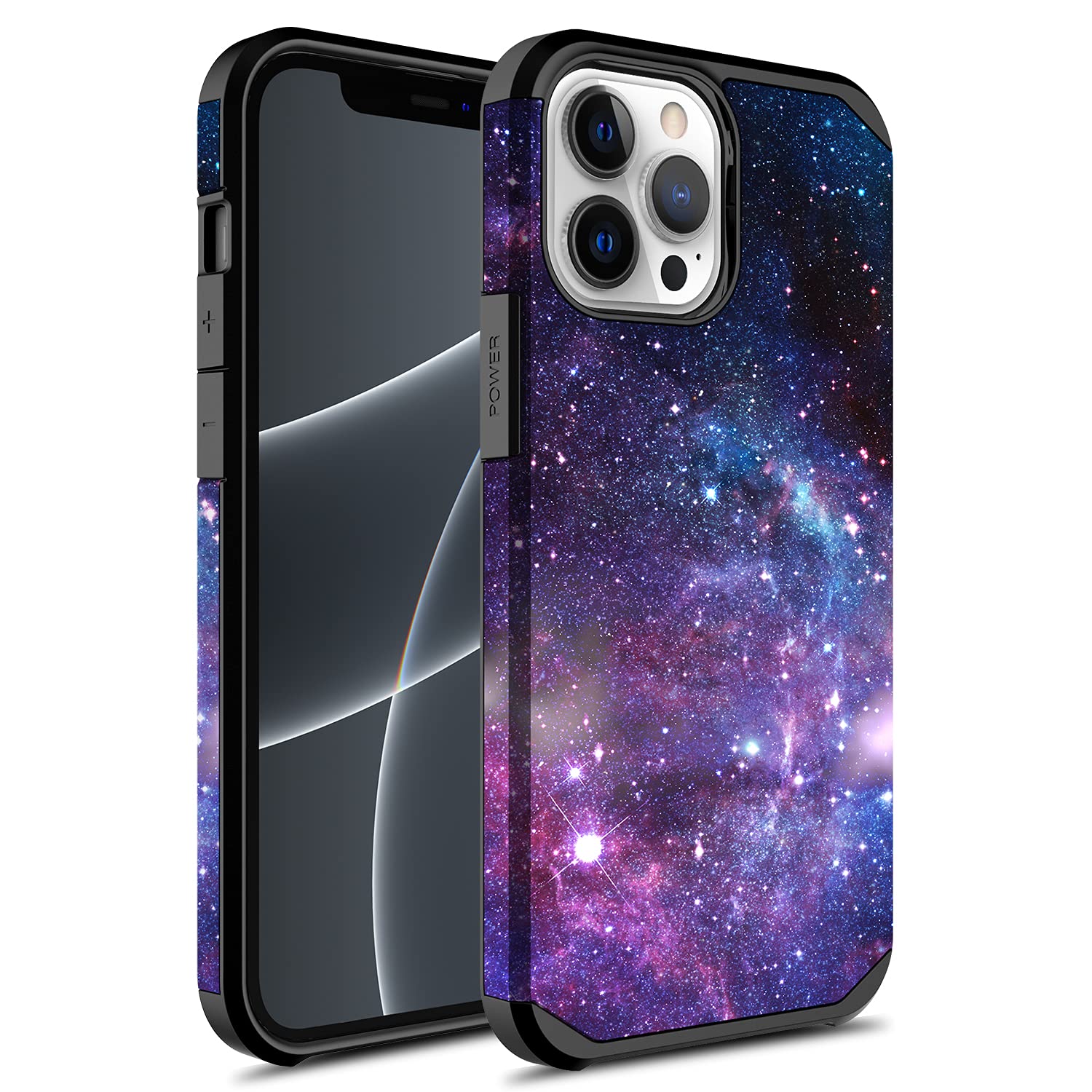 Premium iPhone 13 Pro Max Case - Slim Hybrid Shockproof Hard Cover with Stylish Stardust Design | Fashionable & Protective Armor Case for iPhone 13 Pro Max | Perfect for Daily Use, Travel & Outdoor Activities