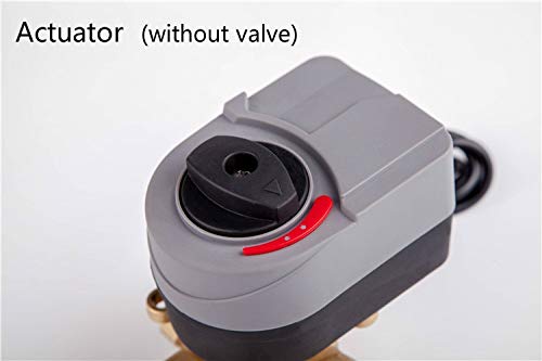 DN20 DN25 Electric Motorized Ball Valve - 3 Way Brass AC Actuator Valve for Water & Gas Control | Home, Industrial & HVAC Systems