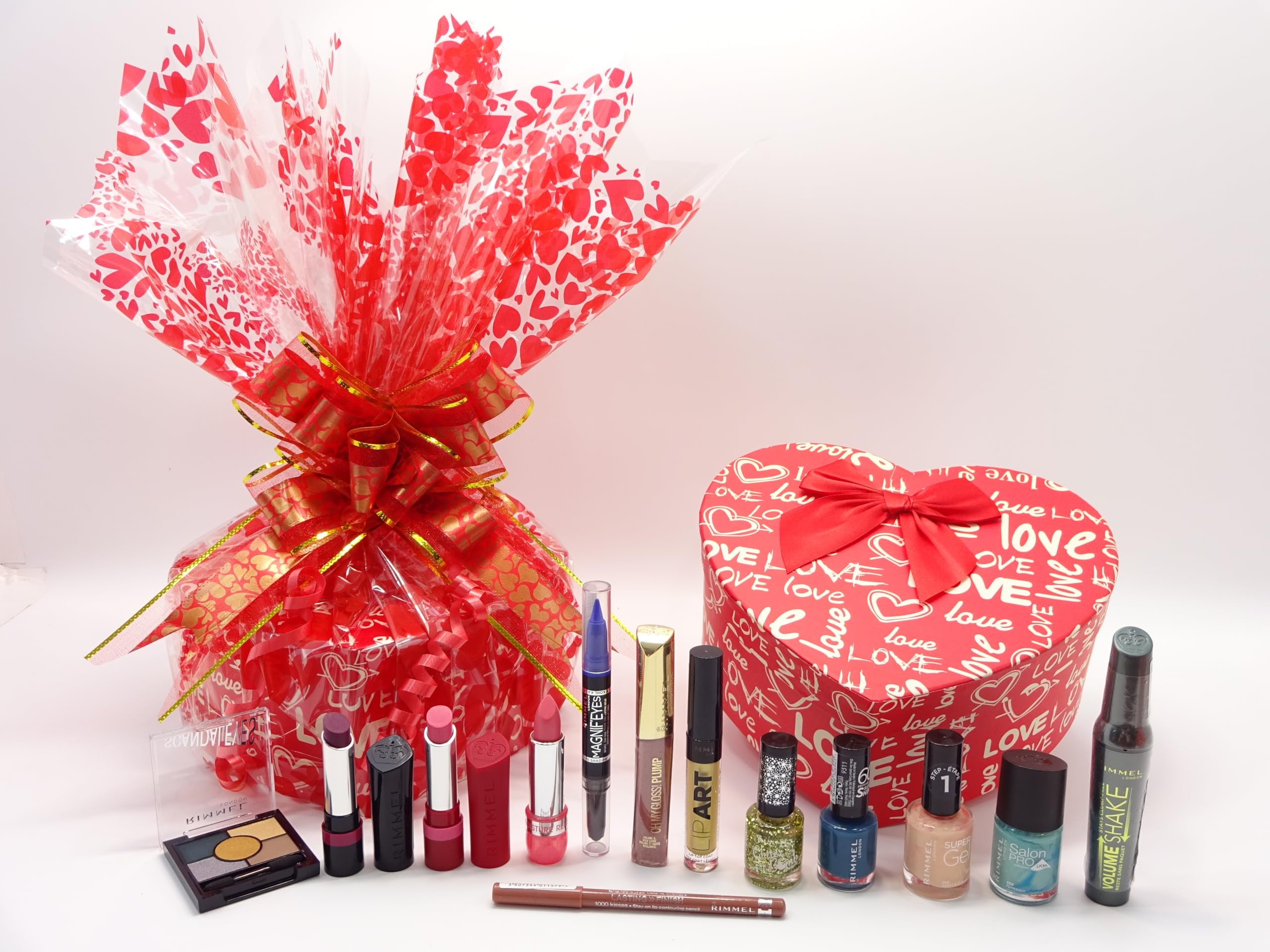 Rimmel London Luxury Beauty Gift Set - Makeup Hamper with Wrapped Box for Women | Perfect for Birthday, Anniversary & Holiday Gifts