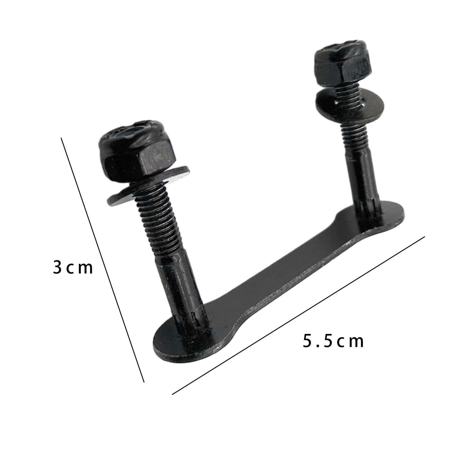 Premium 4-Wheel Skateboard Truck Bridge Hardware Kit - Heavy-Duty Mounting Screws, Bolts & Nuts Set - Durable Repair Parts & Accessories for Skateboard Maintenance - Perfect for DIY Repairs & Longboard Upgrades