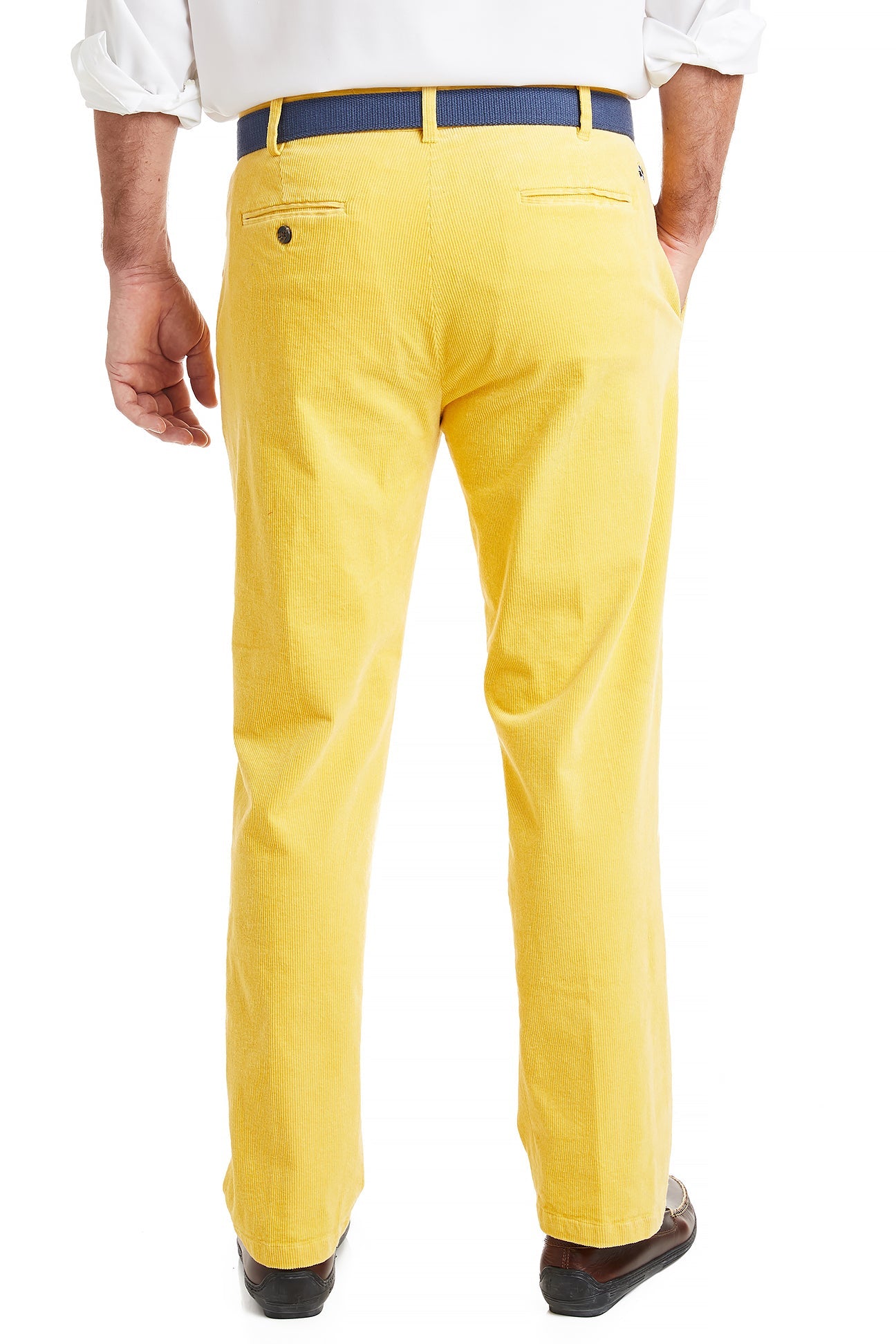 Stylish Stretch Corduroy Pants for Women - Comfortable Beachcomber Trousers in Yellow | Perfect for Casual Outings & Fall Fashion