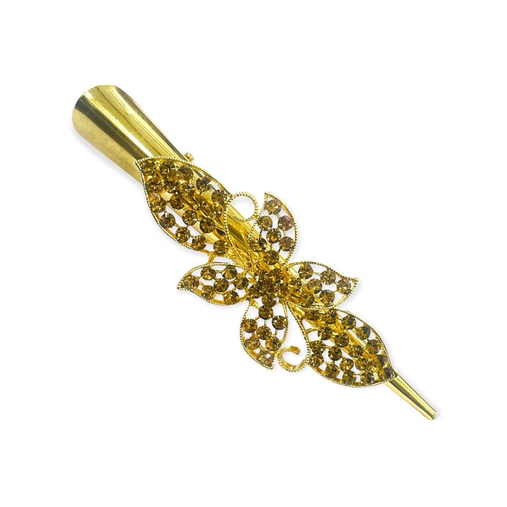 Big Box Duckbill Hair Clips with Teeth - Metal Alligator Curl Clips with Holes for Hair Styling, Non-Slip Hair Barrettes & Hair Grip DIY Accessories - Perfect for Curling, Styling & Securing Hair at Home or Salon