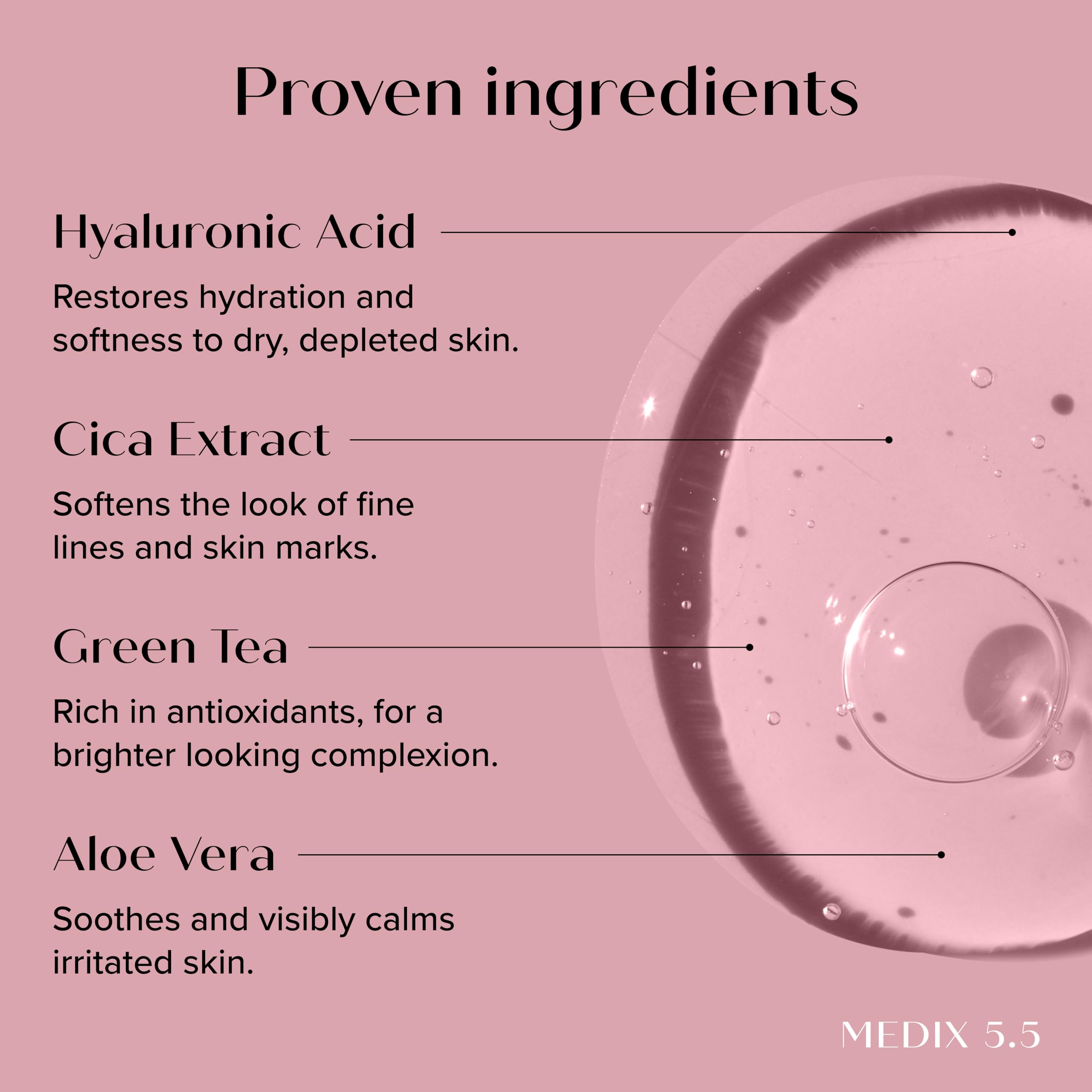 Medix 5.5 Anti-Aging Skincare Set - Retinol Body Cream, Glycolic Acid Face & Body Wash, Hyaluronic Acid Serum | 3-Piece Routine for Wrinkles, Dry Skin & Youthful Glow | Perfect for Nighttime Skincare & Spa Days