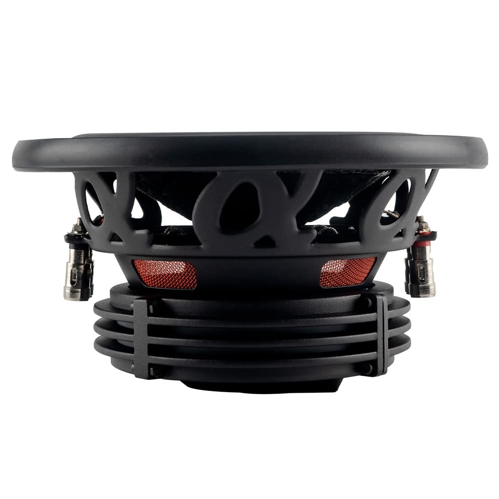 Alphasonik NSW408 Neuron 400 Series 8 Inch 750W Max / 250W RMS Dual 4 Ohm Car Subwoofer with High-Grade Magnet & Non-Pressed Paper Cone - Powerful Bass for Car Audio Systems & Custom Installations