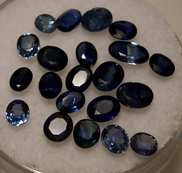 Wholesale Natural Medium Blue Sapphire Loose Stones - 5x3mm, 6x4mm, or 7x5mm Oval VS Quality - September Birthstone for Jewelry Making, Engagement Rings & Custom Designs