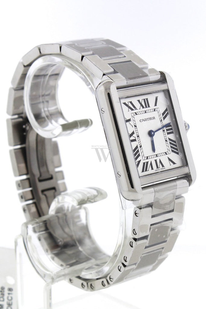 Cartier Tank Solo Small Stainless Steel Women's Watch W5200013 - Elegant Luxury Timepiece for Business, Formal Events & Everyday Wear