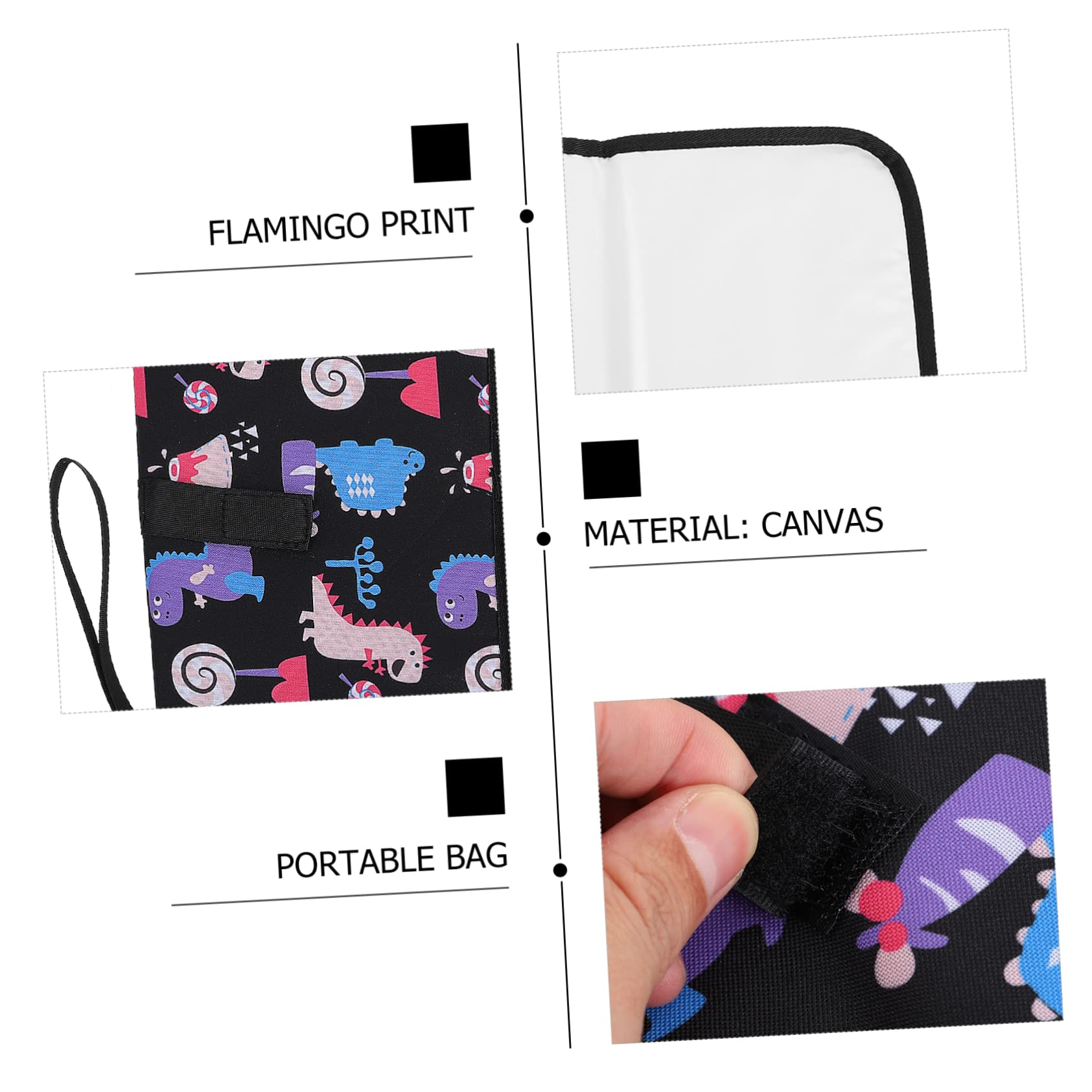 Portable Baby Diaper Changing Pad - Compact Folding Travel Mat for On-the-Go Parents | Waterproof & Lightweight for Diaper Bags, Strollers & Car Seats | Perfect for Travel, Outings & Nursery Use