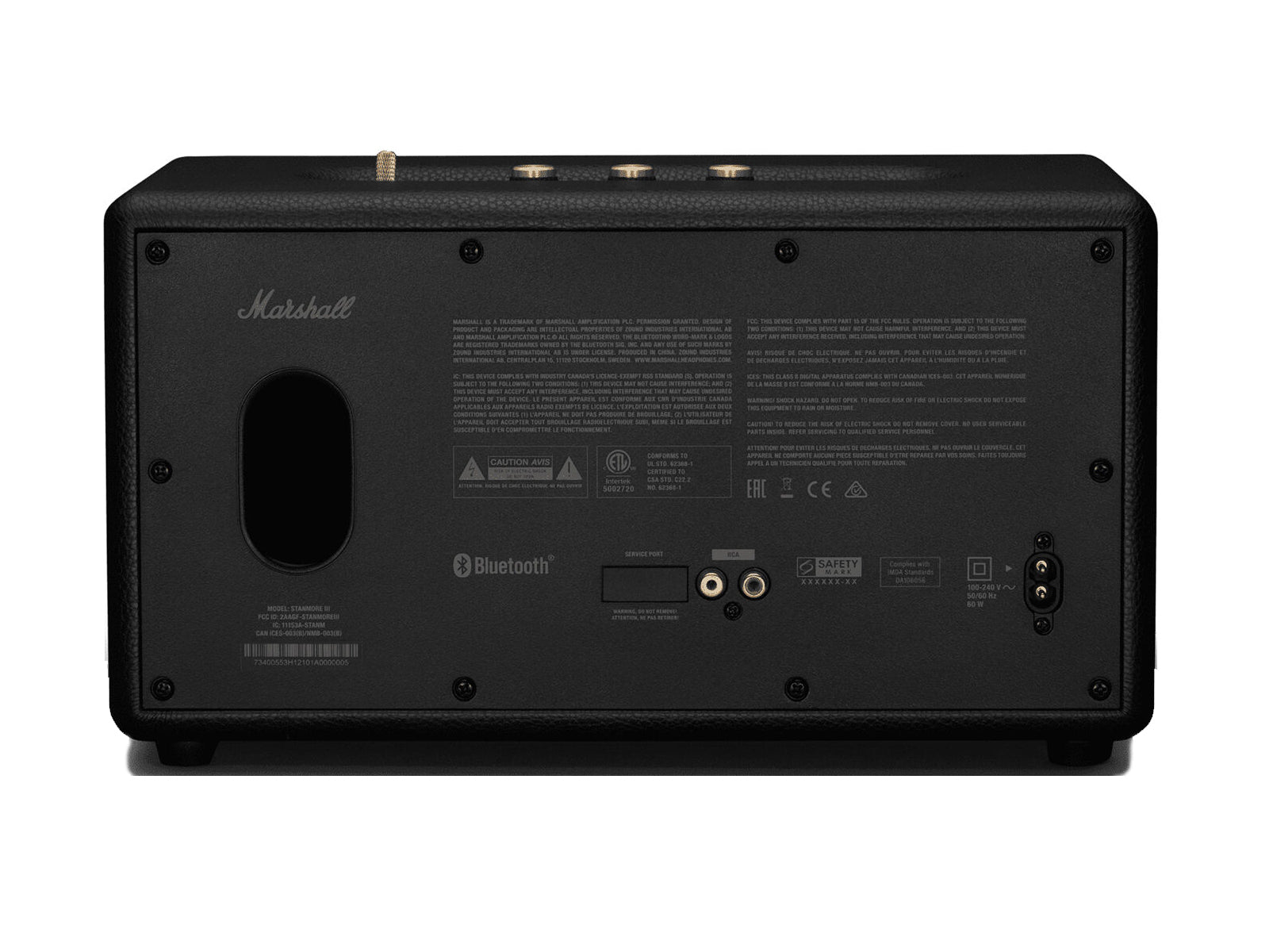 Marshall Stanmore III Wireless Bluetooth Speaker - Premium Sound, Multi-Room Streaming, Voice Control - Perfect for Home, Office & Outdoor Parties