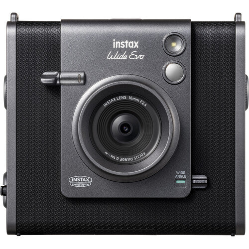Fujifilm Instax Wide EVO Instant Camera - Black | High-Quality Instant Film Photography | Perfect for Parties, Travel & Memory Keeping