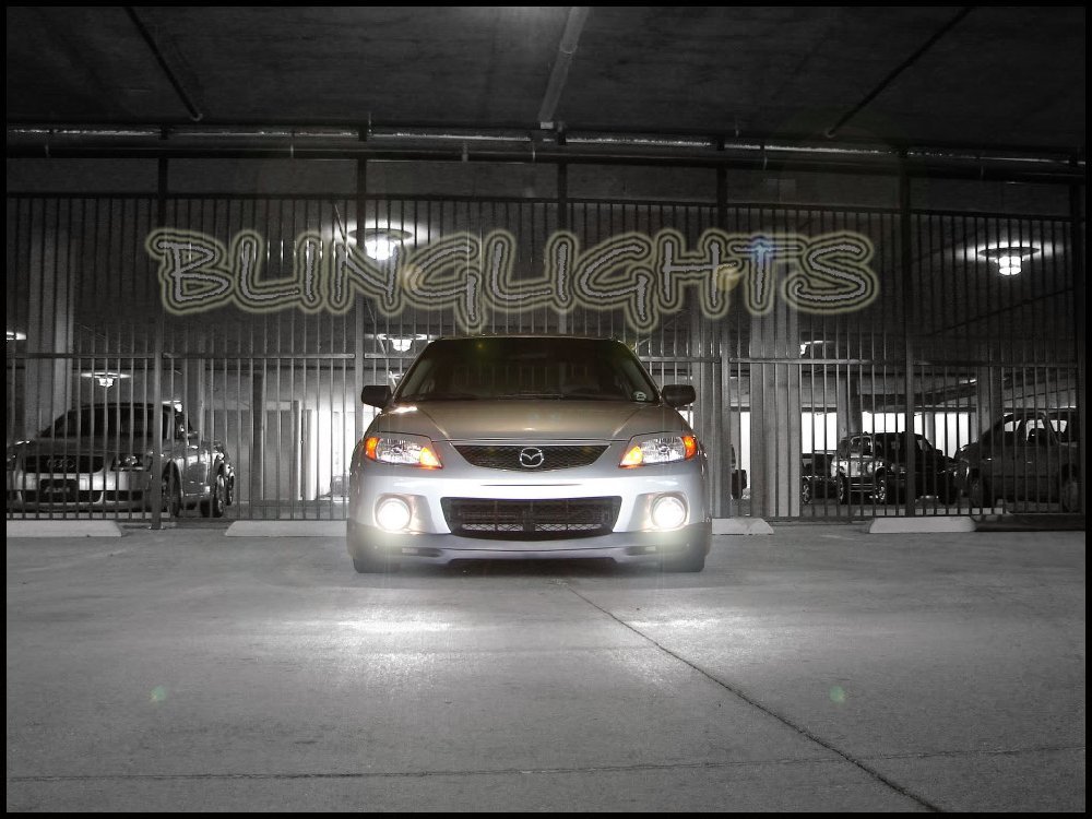 Durable Bumper Fog Lights for Mazda 323, Mazdaspeed Protege P5 MSP MP3 BJ - High Visibility Driving Lights for Night & Foggy Conditions