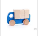 Best Wooden Toy Truck with Building Blocks for Kids - Creative Construction Play for Toddlers & Preschoolers