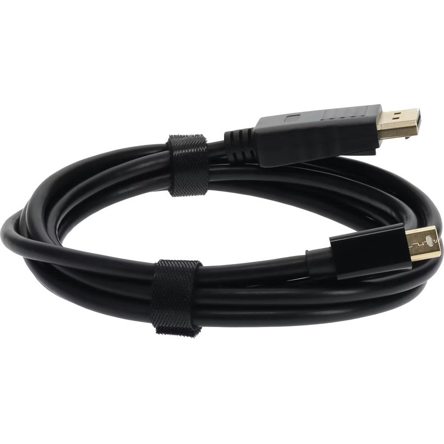 3ft (1m) Mini DisplayPort to DisplayPort Male to Male Adapter Cable - Black | High-Speed 4K Video Connection for MacBook, PC, Monitor | Home Office & Gaming Setup Accessory