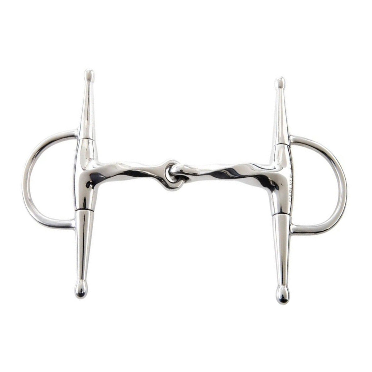 JP Korsteel Jointed Slow Twist Full Cheek Eggbutt Snaffle Bit - Comfortable Horse Training Bit for Dressage & Jumping - Perfect for Young Horses & Sensitive Mouths