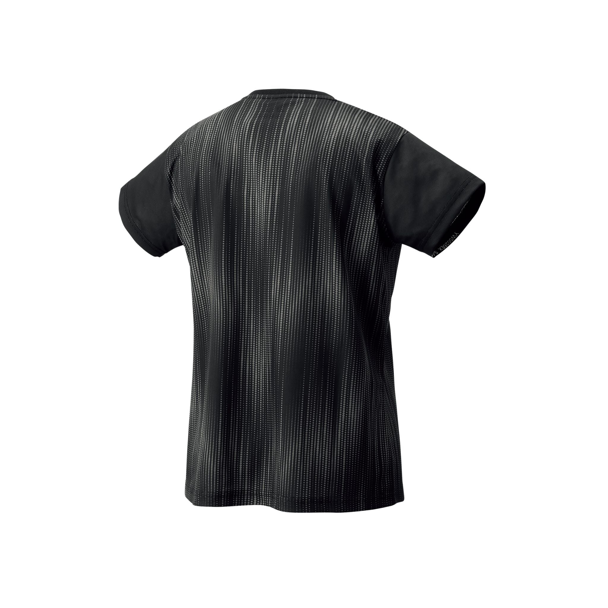 Yonex YW0026 Women's Performance Crew Neck Team Shirt - Breathable Moisture-Wicking Tennis Volleyball Jersey [Black] - Perfect for Sports Training & Team Uniforms