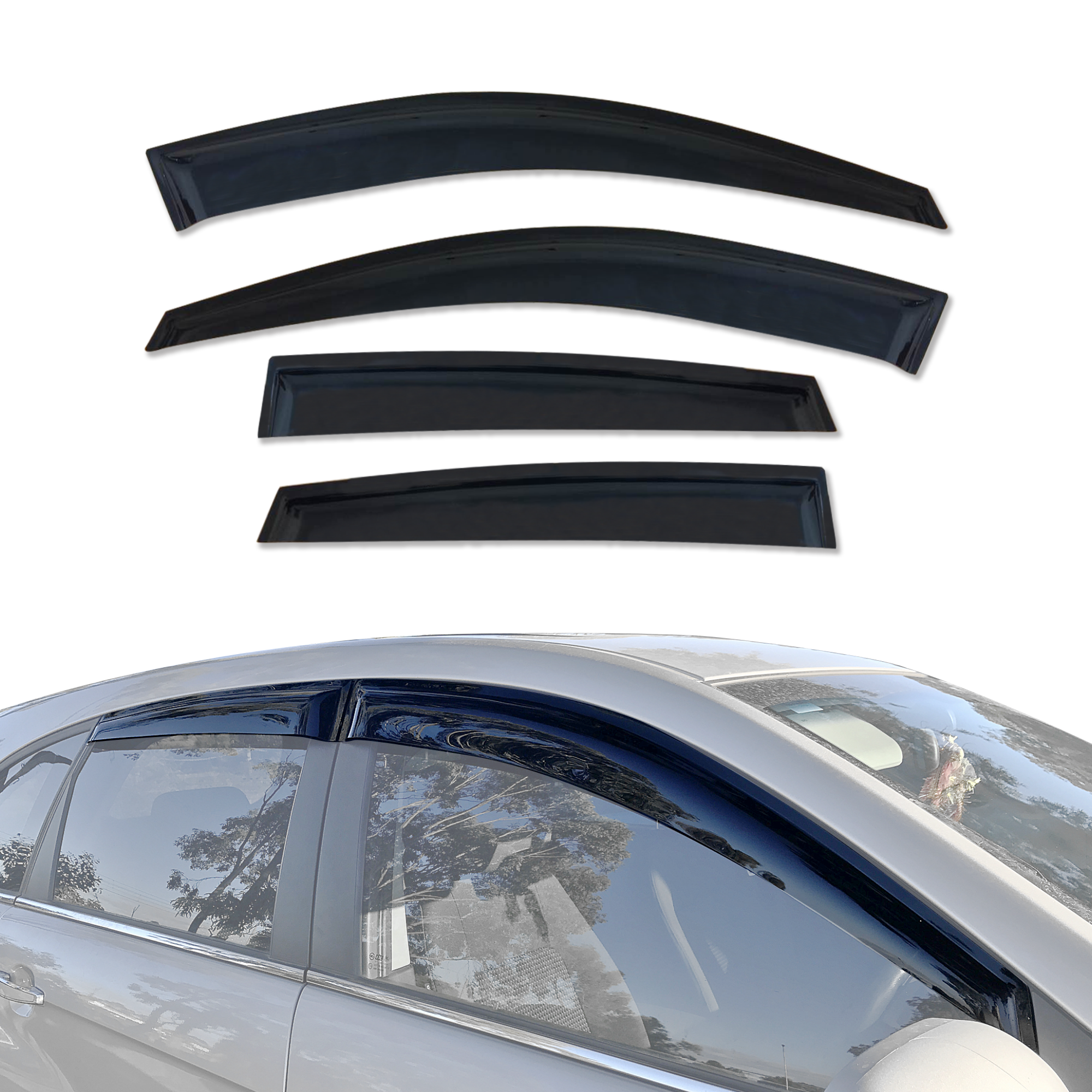 Weather Shields for Holden Captiva 2006-2019 - Durable Car Window Rain Guards & Wind Deflectors - Perfect for All-Weather Protection & Enhanced Driving Comfort