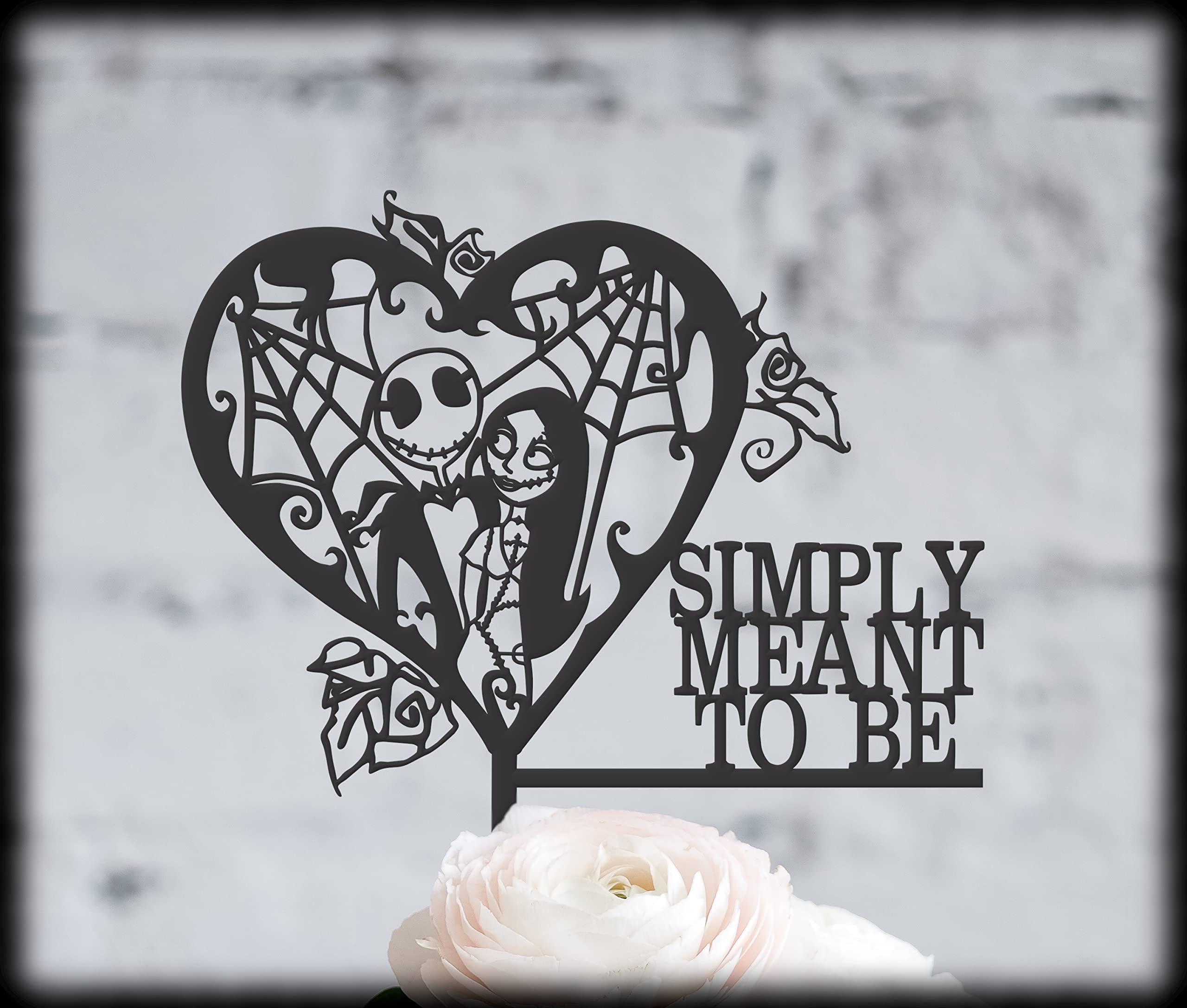 Custom Wedding Cake Topper - Halloween, Christmas & Skeleton Themed Spooky Cake Decorations for Weddings, Parties & Special Events