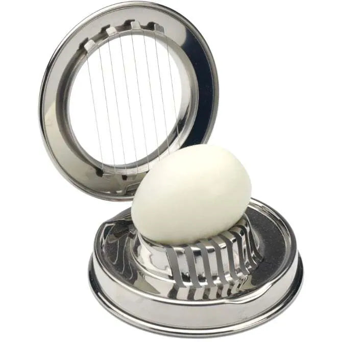 Premium Stainless Steel Egg Slicer - Tabletop Kitchen Tool for Hard Boiled Eggs - Perfect for Salads, Sandwiches & Meal Prep