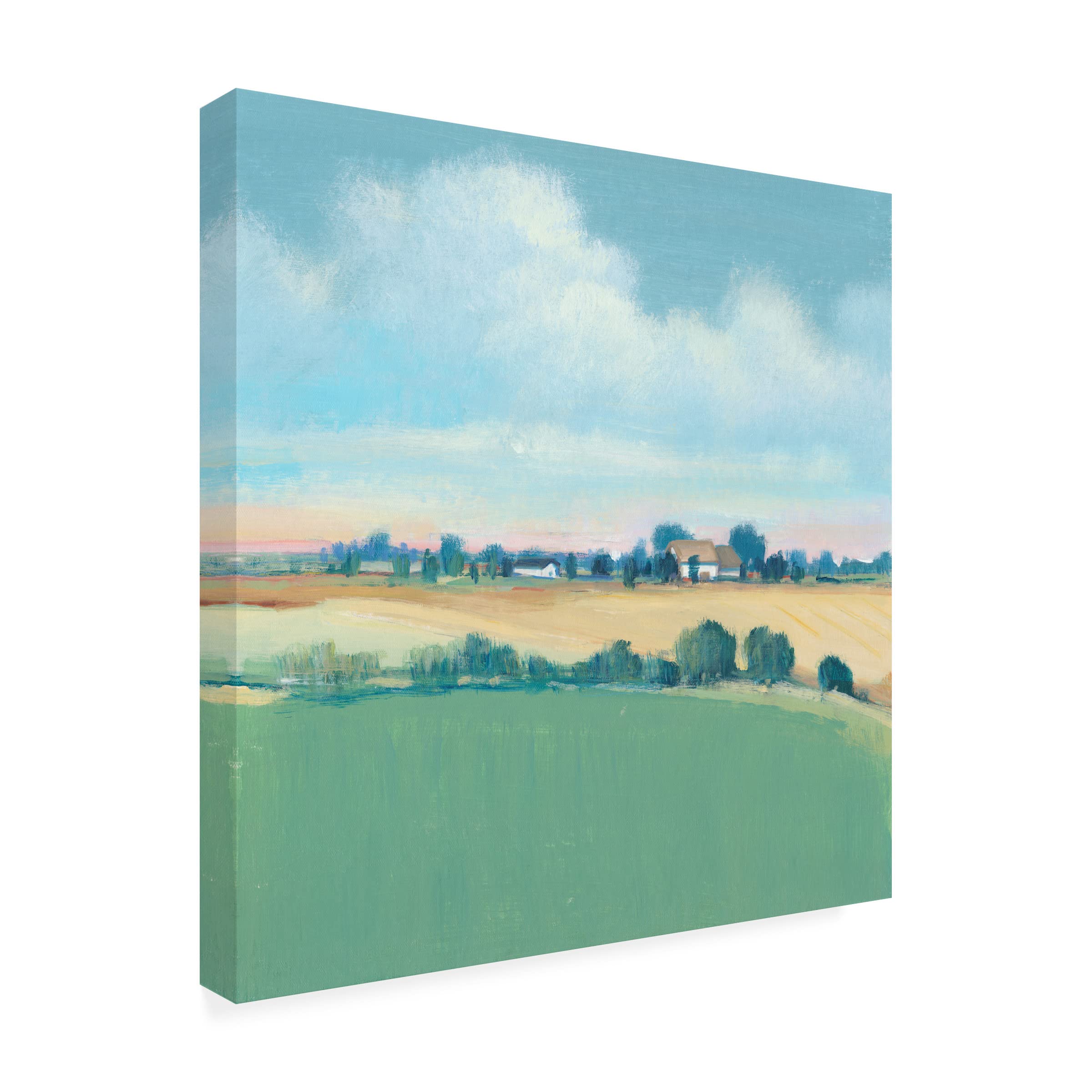Trademark Fine Art 'The Simple Life II' Canvas Wall Art by Tim O'Toole - Modern Farmhouse Decor for Living Room, Bedroom & Office