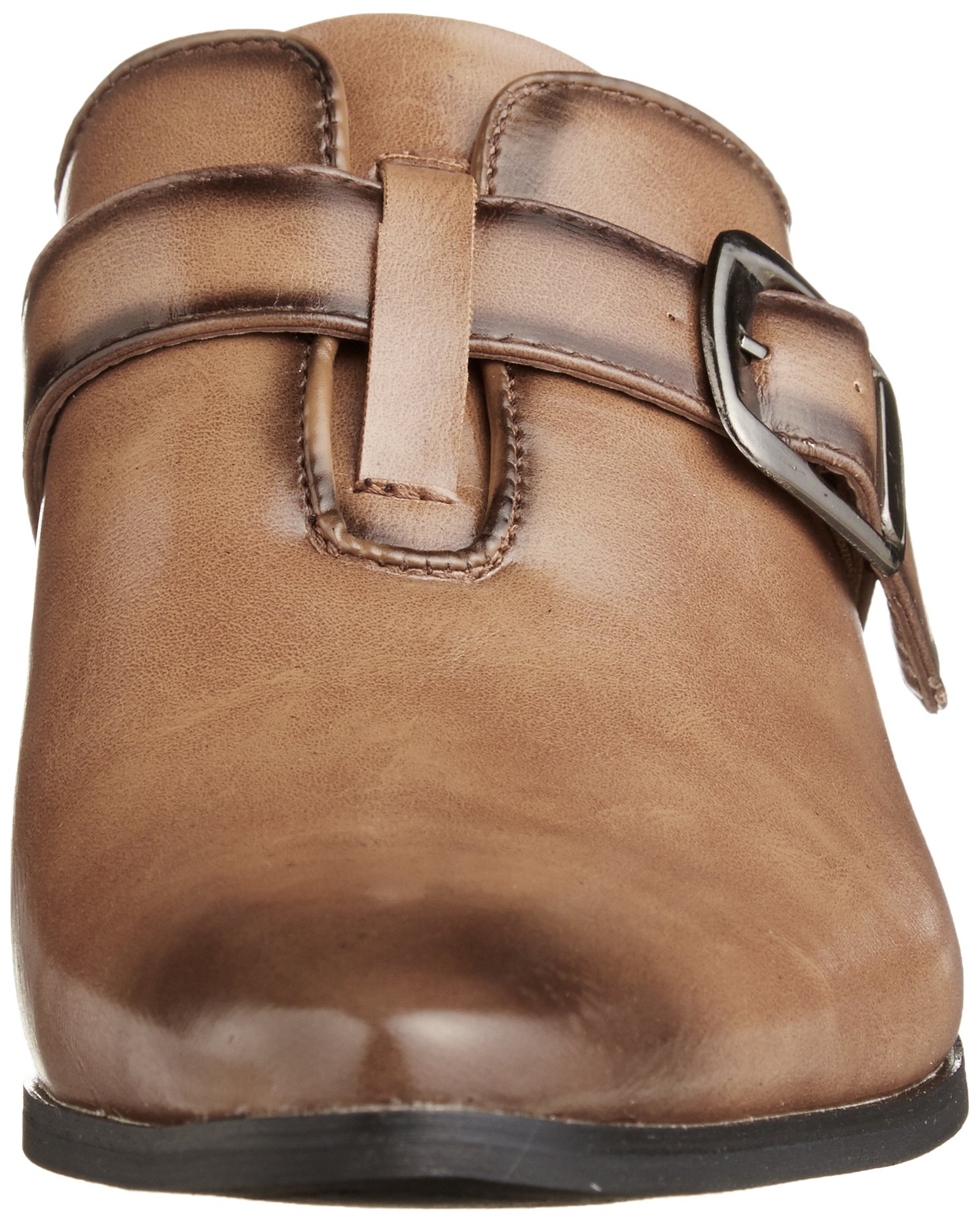 MM/ONE Men's Monkstrap Dress Shoes - Pointed Toe Formal Shoes for Business & Wedding - Black & Brown Leather Oxfords for Office, Parties & Special Occasions