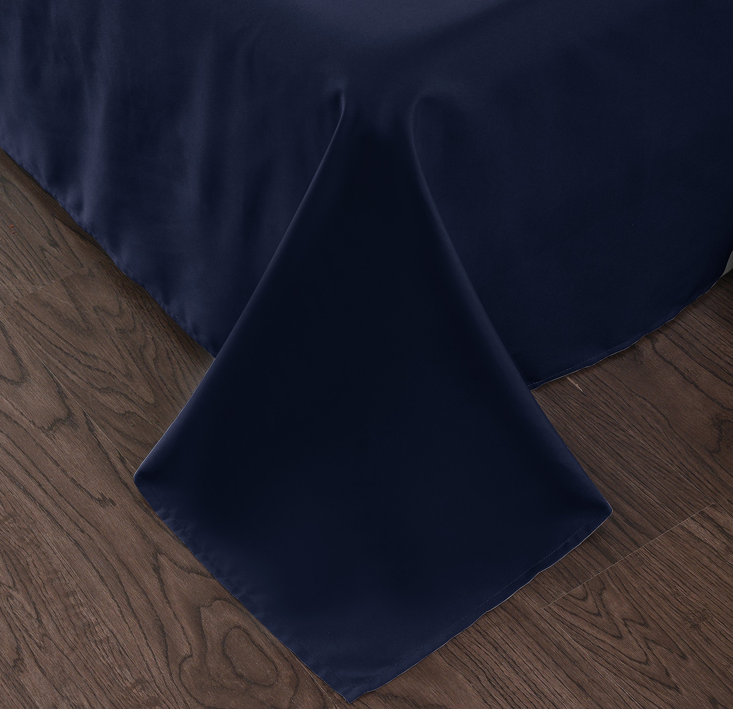 OBA HOME Microfiber Bed Sheet Set - Twin Size (Navy Blue) | Ultra Soft & Breathable Bedding | Perfect for Kids Rooms, Dorms & Guest Bedrooms
