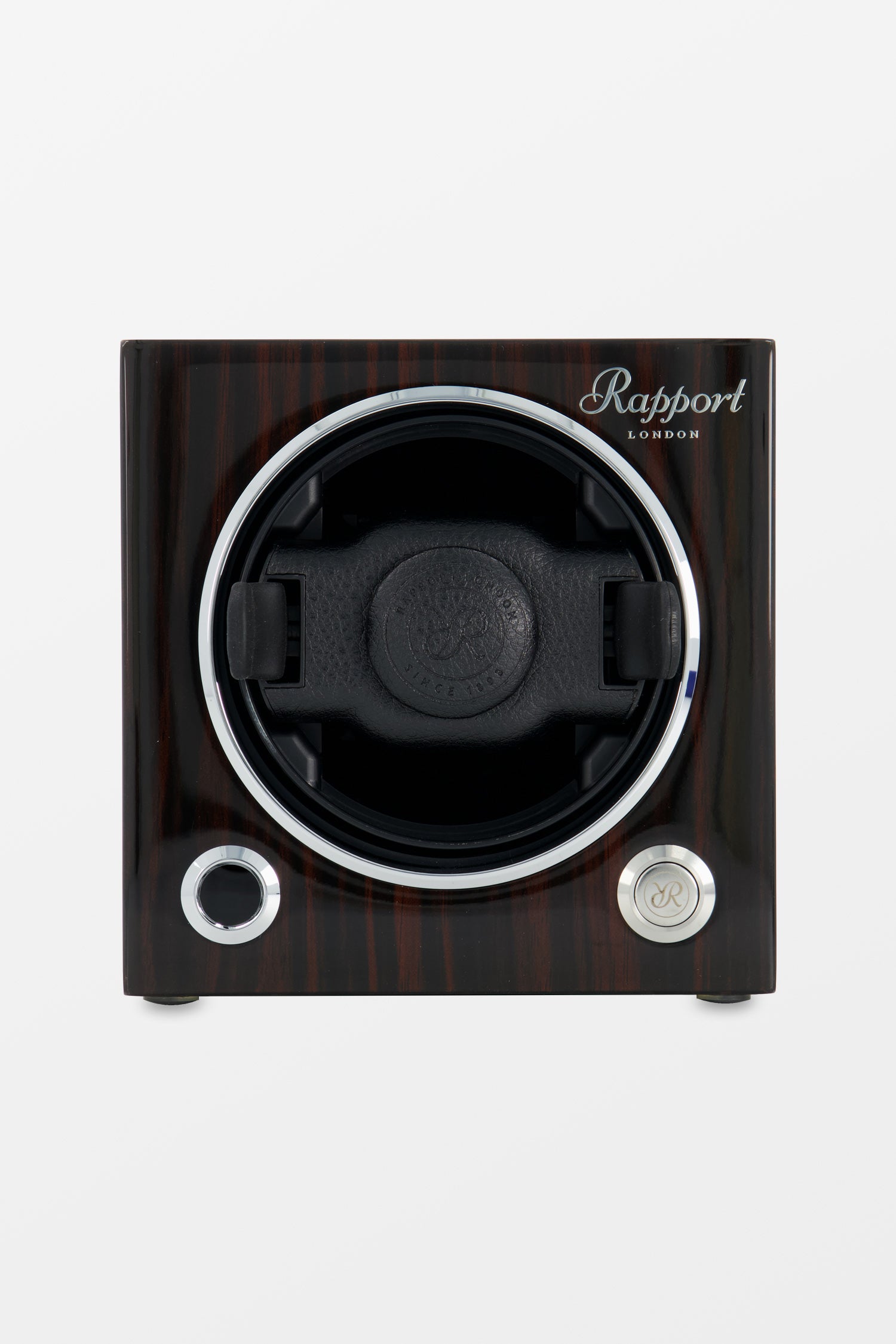 Premium Macassar Wood Single Watch Winder - Automatic Watch Storage Case with Quiet Motor | Perfect for Watch Collectors & Luxury Timepiece Display at Home/Office