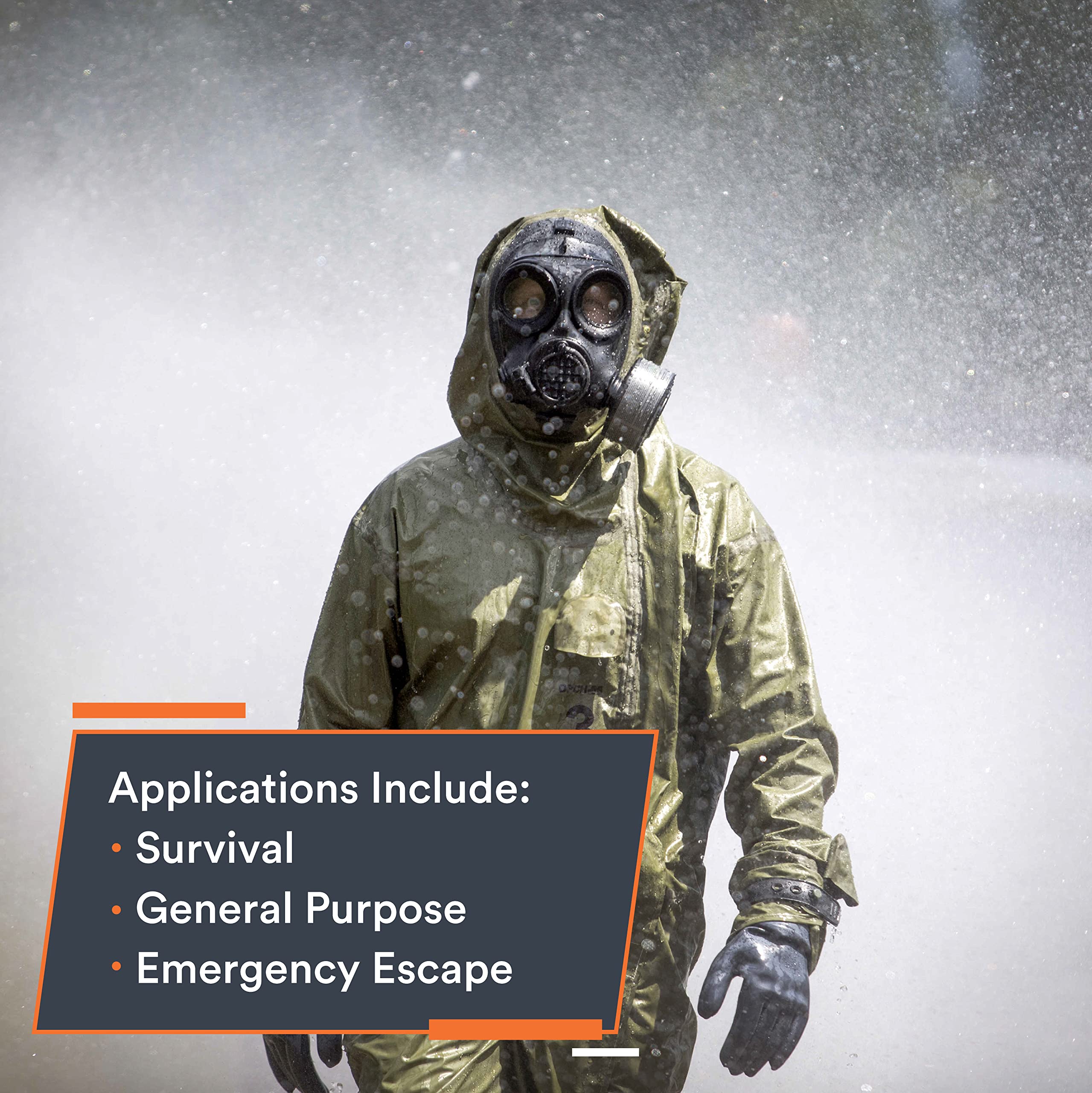 MIRA SAFETY CM-7M Full Face CBRN Gas Mask - Military Grade Chemical & Biological Respirator for NBC Protection - Ideal for Emergency Preparedness, Industrial Safety & Survival Scenarios
