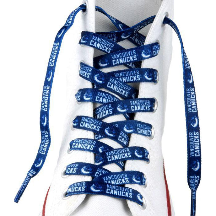 Vancouver Canucks NHL Hockey Shoelaces - 1 Pair Pack - Durable & Stylish for Skates & Sneakers - Perfect for Fans & Players