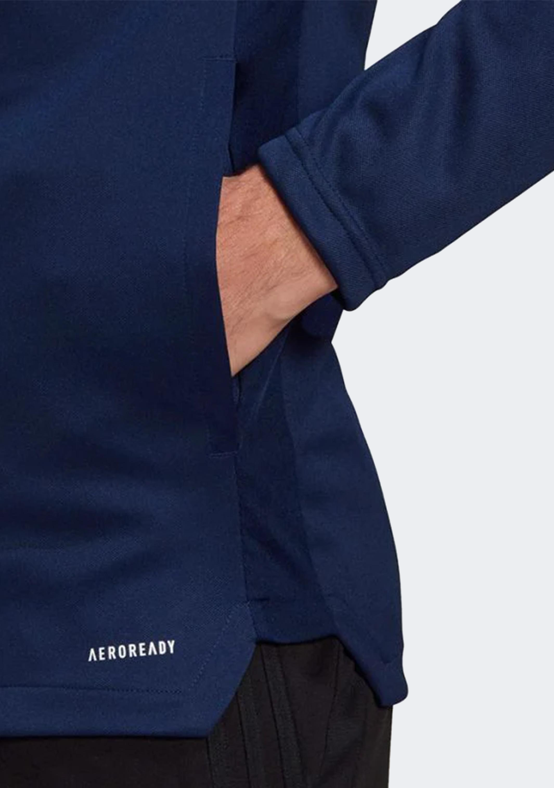 Adidas Men's Tiro 21 Training Jacket - Navy Blue Athletic Soccer Warm-Up Coat for Gym, Running & Outdoor Sports