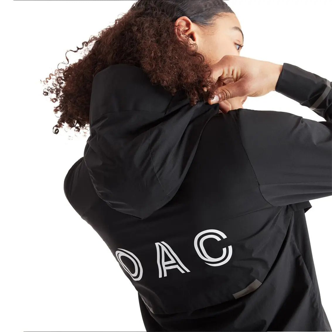 Women's On Running OAC Weatherproof Jacket - Lightweight Waterproof Windbreaker for Outdoor Running & Hiking (Black) | Perfect for Trail Running, Jogging & Travel