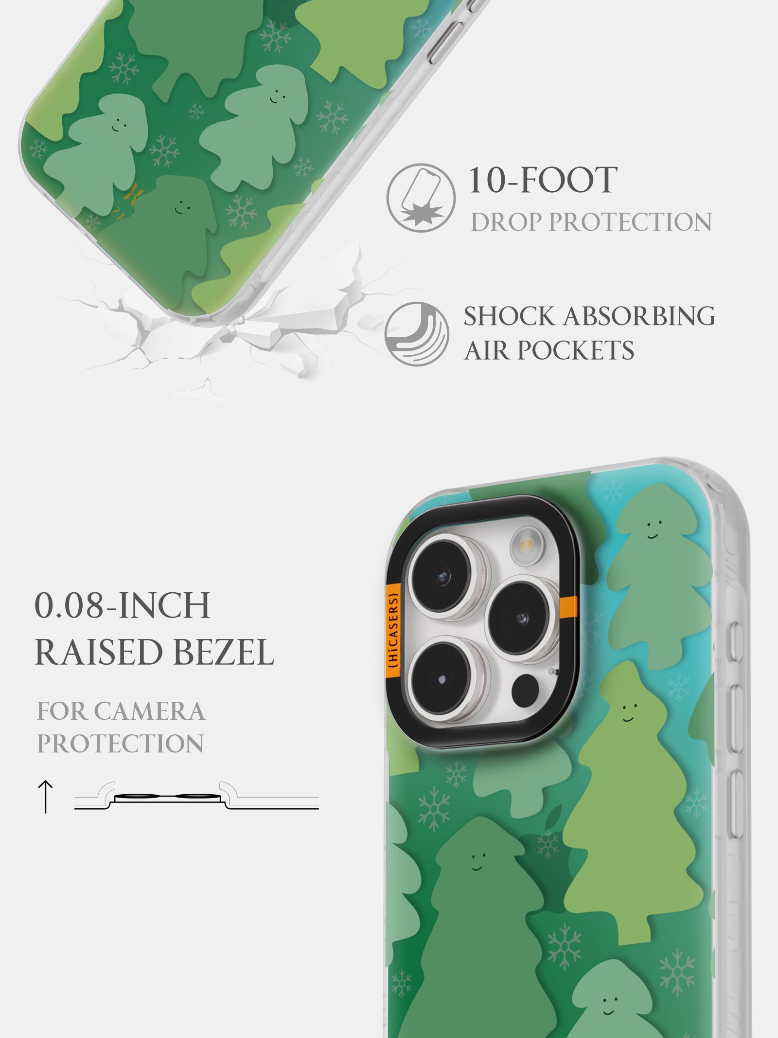 Jolly Greens Bundle Set - MagSafe Compatible iPhone Case & Accessories in Green | Perfect for Everyday Use & Travel