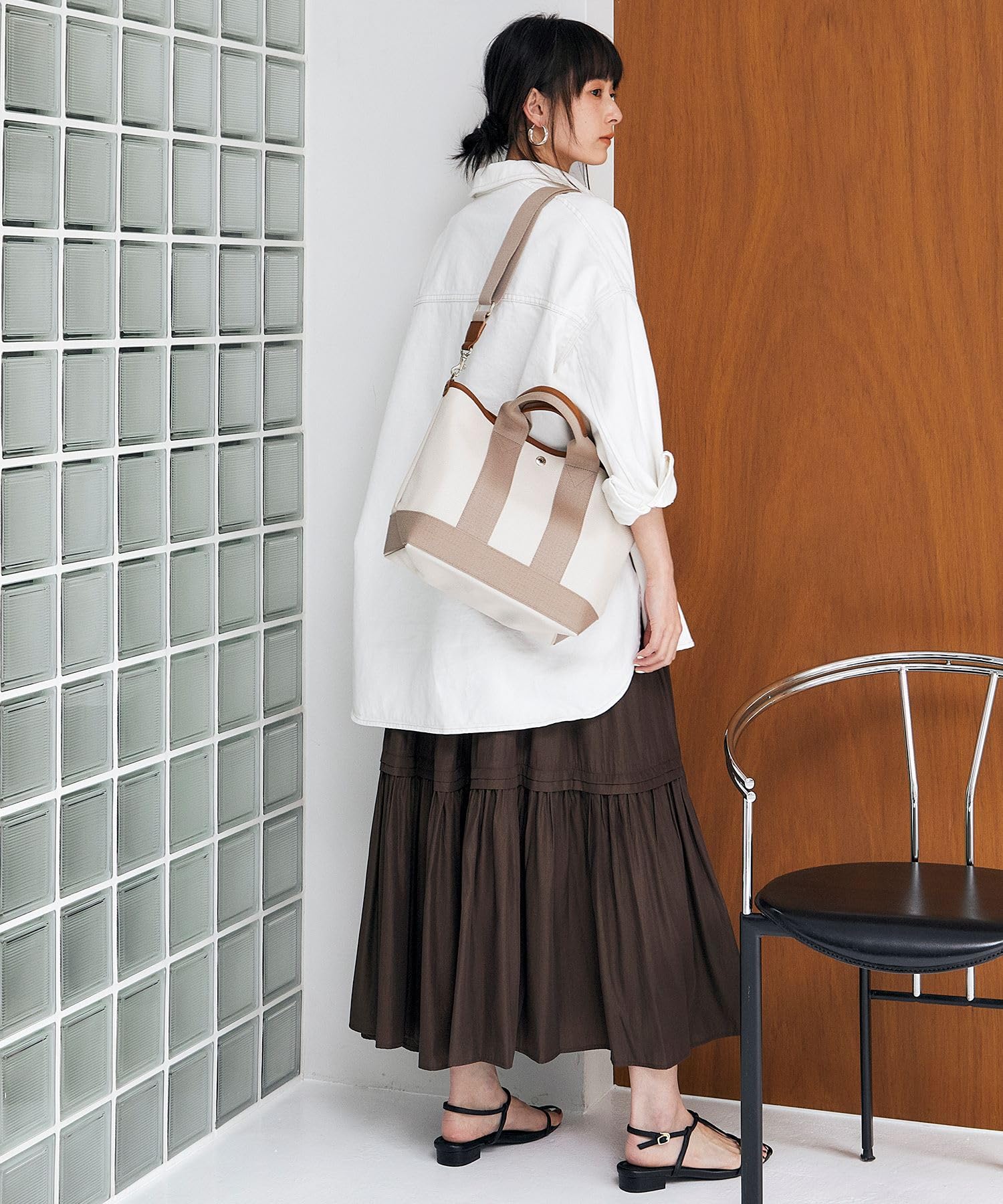 Topkapi Premium Scotch Grain 2-Way Tote Bag - Stylish Shoulder Bag for Women & Men - Perfect for Work, Travel & Shopping