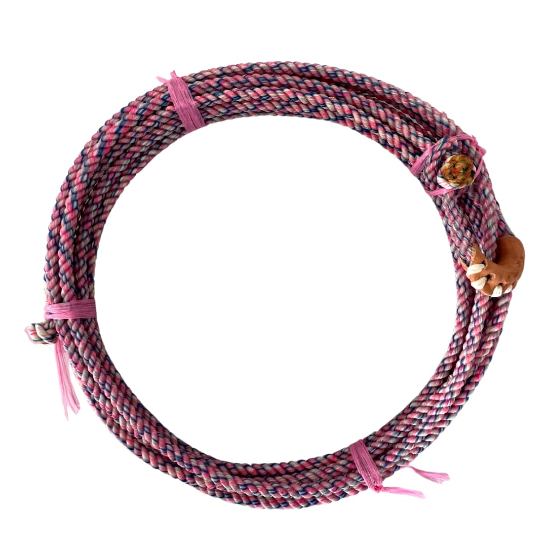 AJ Tack Waxed Nylon Kid Rope - Durable & Waterproof for Horseback Riding, Camping & Outdoor Adventures