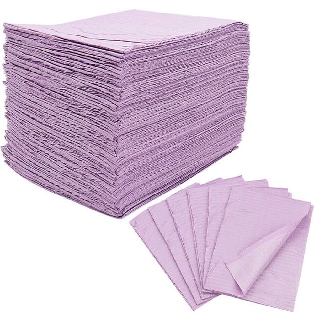 125 Pack Disposable Dental Bibs - 13