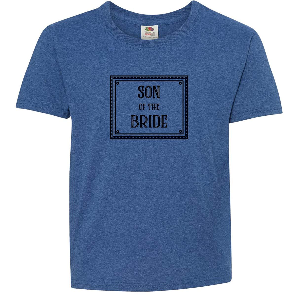 Inktastic Son of The Bride Youth T-Shirt - Funny Wedding Party Outfit for Boys - Perfect for Groomsmen, Ring Bearers & Family Events