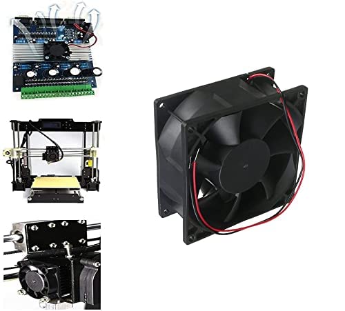 Fielect 12V Brushless DC Cooling Fan 30x30x7mm - Ultra Quiet Mini Computer Fan with FDB Bearing for CPU & PC Case Cooling - Perfect for Gaming PCs, Servers, and Electronics Projects (0.12A)