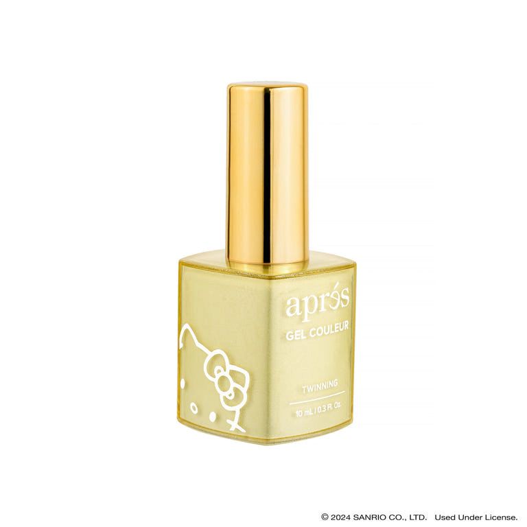 Apres Kitty Eye Gel Couleur Twinning - Long Lasting Nail Polish for French Manicure, Perfect for Salon & Home Nail Art - Great for Parties, Weddings & Special Occasions