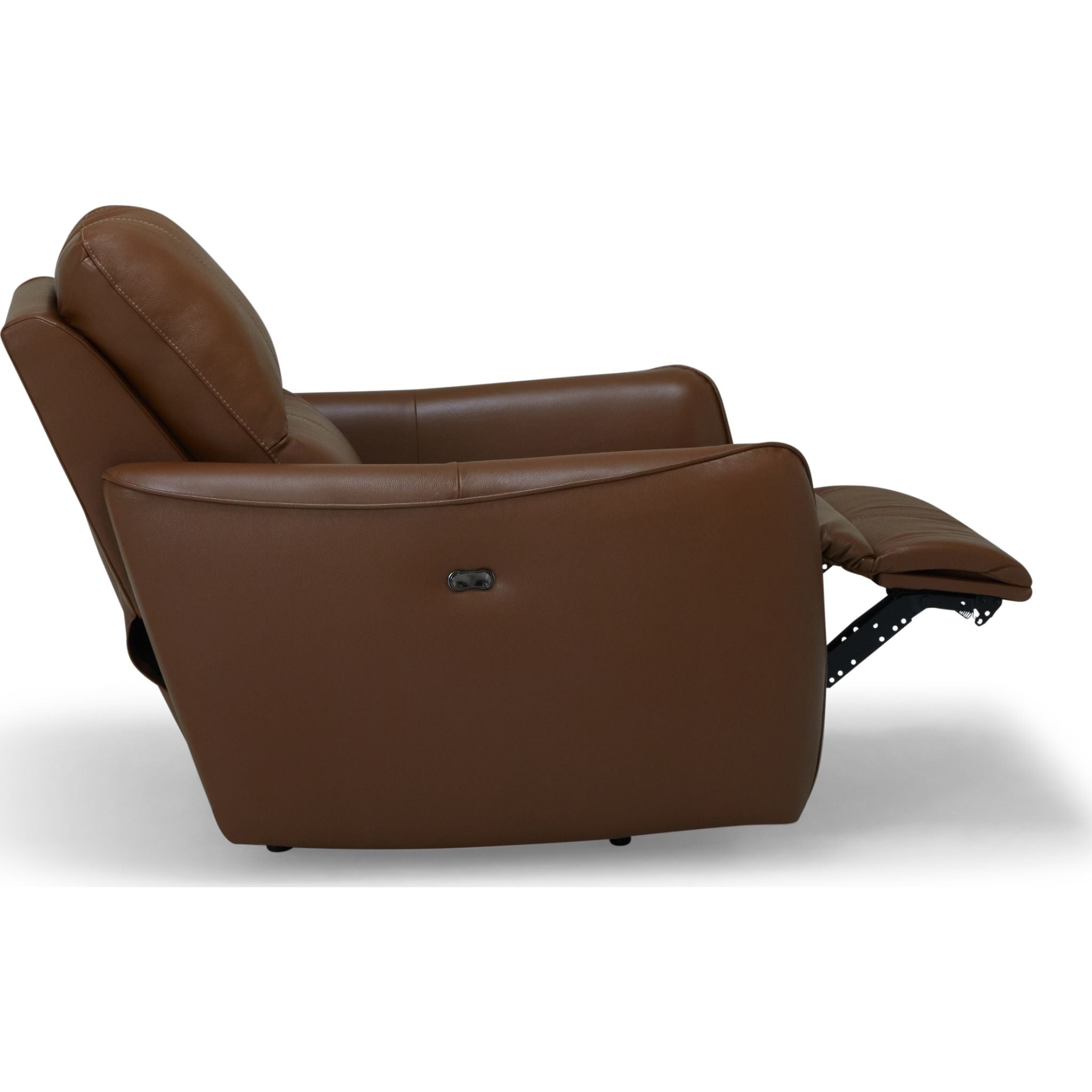 Arlo Power Wall Hugger Recliner Chair - Valencia Biscotti Fabric - Modern Space-Saving Reclining Chair for Living Room, Home Theater & Small Spaces