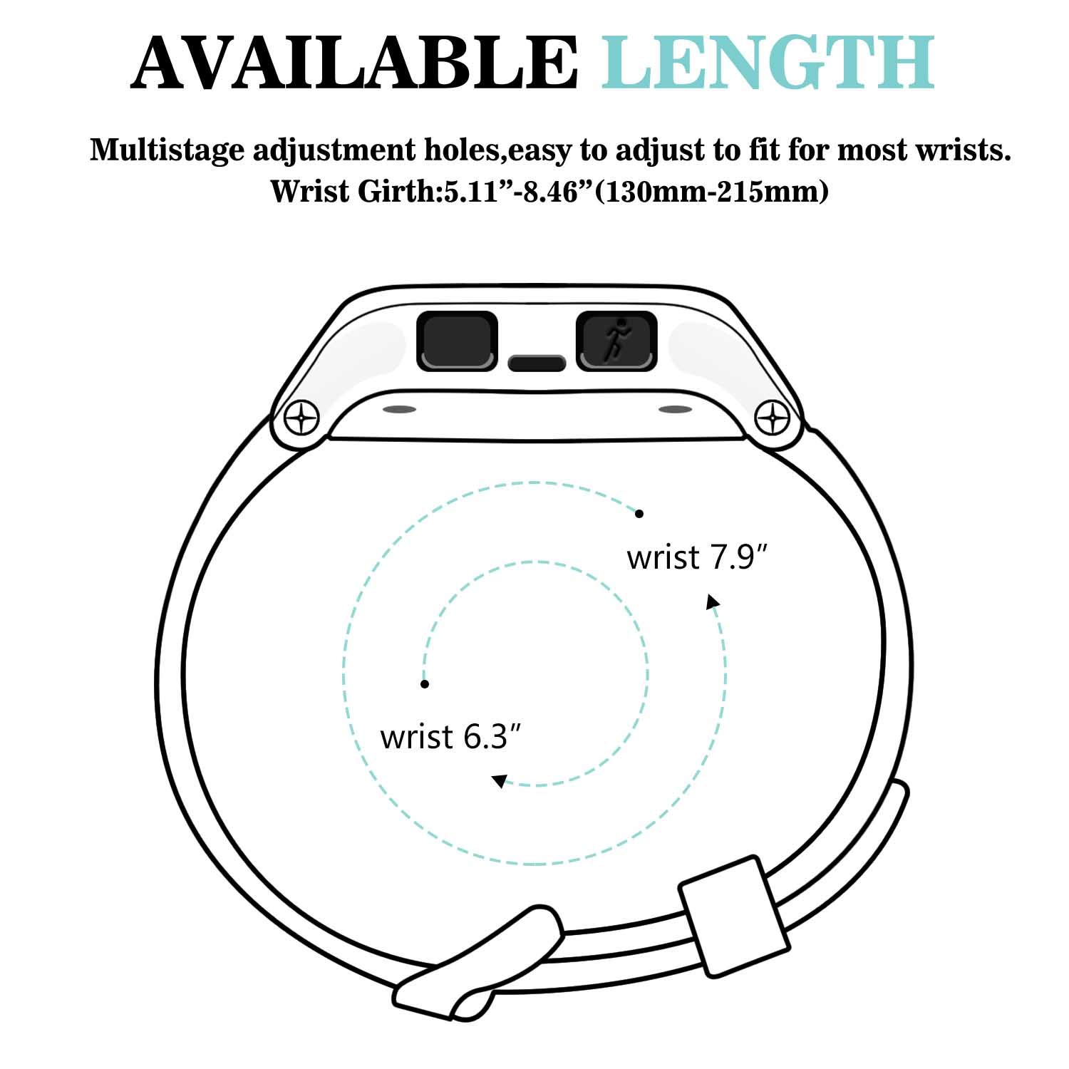 GVFM Soft Silicone Replacement Watch Band Strap Compatible with Garmin Forerunner 25 GPS Running Watch - Durable & Comfortable Fitness Tracker Accessory for Jogging, Workouts & Daily Wear