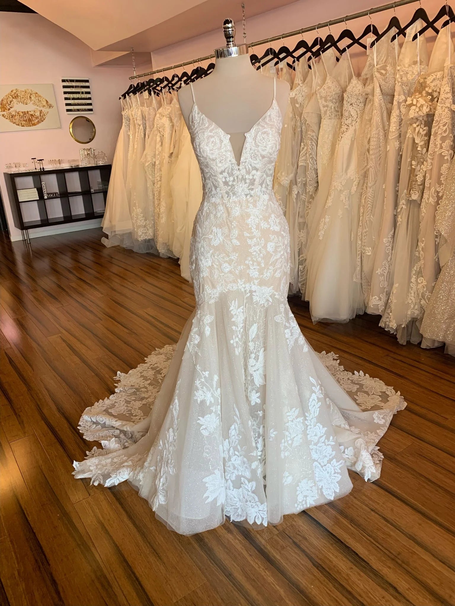 Martina Liana 1301 Wedding Dress - Elegant Lace Bridal Gown for Church Ceremony & Formal Reception