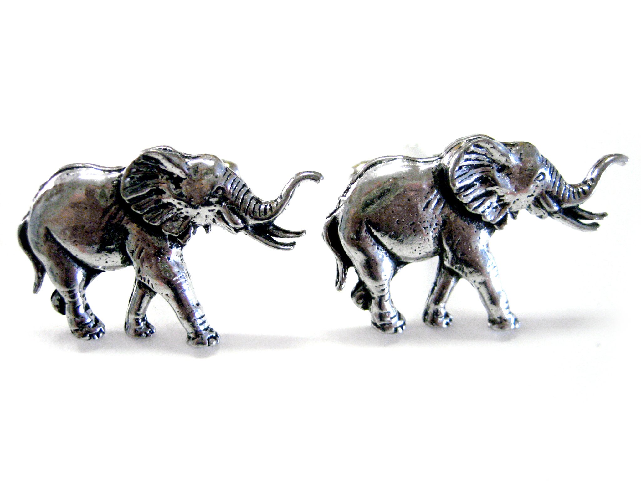 Elegant Elephant Cufflinks for Men - Premium Walking Elephant Design Dress Shirt Accessories - Perfect for Weddings, Business Meetings & Formal Occasions