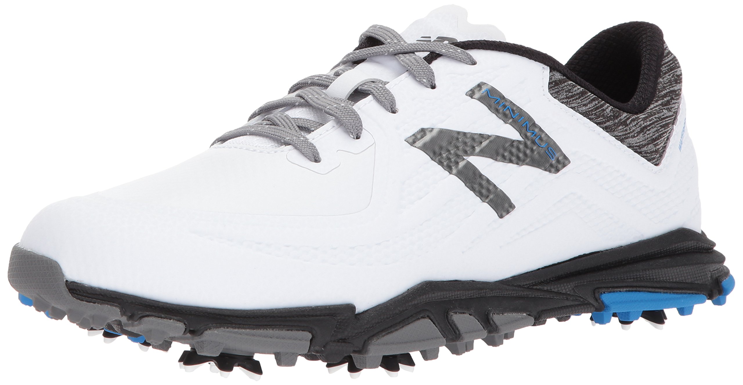 New Balance Men's Minimus Tour Waterproof Spiked Comfort Golf Shoes – Lightweight & Breathable for All-Day Play on Wet or Dry Courses