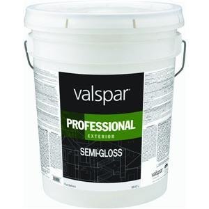 Valspar 12911 Exterior Latex Paint - Light Base 5 Gallon - Weather-Resistant Coating for House Siding, Fences & Outdoor Projects