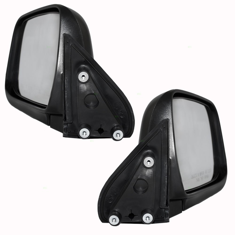 Replacement Manual Side View Mirrors for 2000-2004 Nissan XTerra - Driver & Passenger Side (Part# 963023S510 & 963013S510) - Perfect for Off-Roading & Daily Commuting