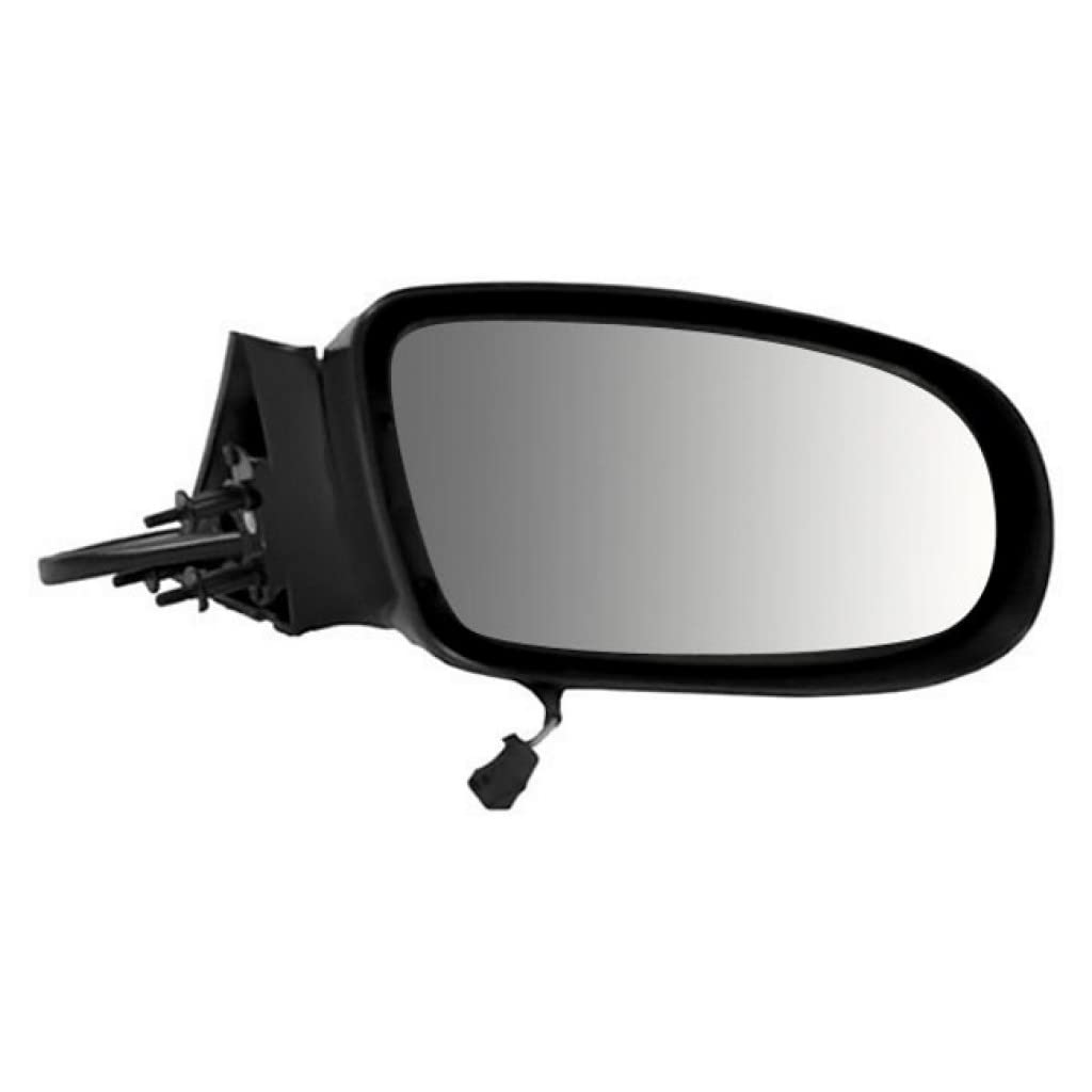 1995-1996 Cadillac Fleetwood Power Heated Manual Folding Side Mirrors - Driver & Passenger Pair (Gloss Black Paintable) | GM1320119 GM1321119 | Perfect Replacement for Damaged Mirrors, Winter Driving & Car Restoration Projects