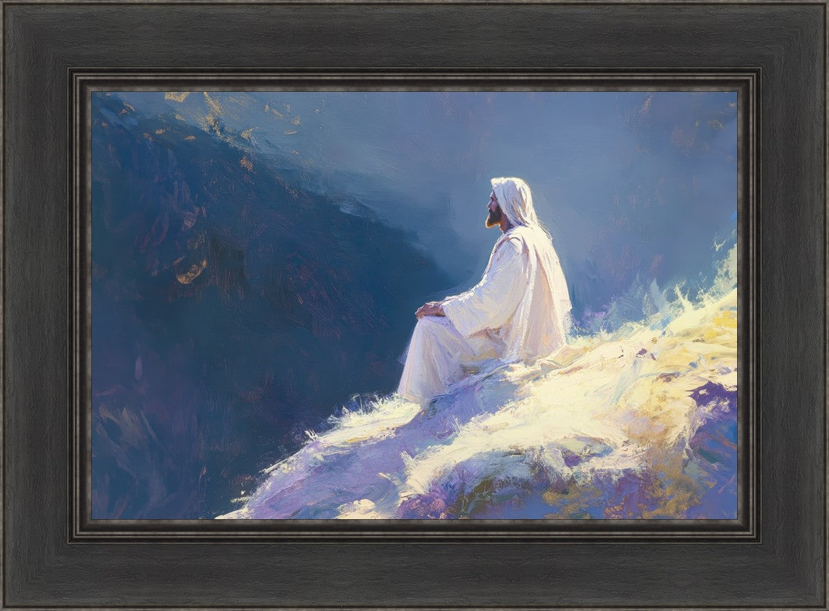 Contemplation By Justin Anna Culebro - Abstract Wall Art Painting for Home & Office Decor | Perfect for Living Room, Bedroom or Meditation Space