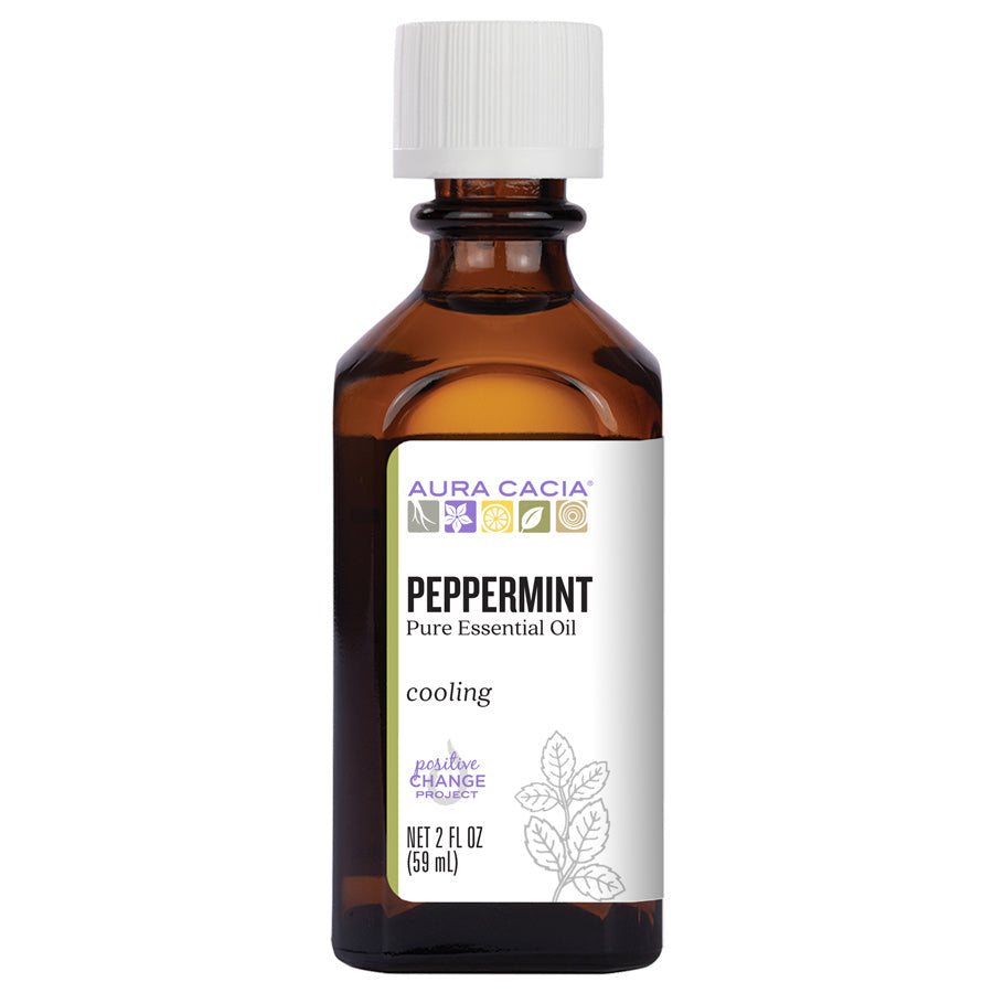 Pure Peppermint Essential Oil - 2 fl oz (60ml) 100% Natural for Aromatherapy, Diffuser & Relaxation - Perfect for Stress Relief, Headache Relief & Home Spa
