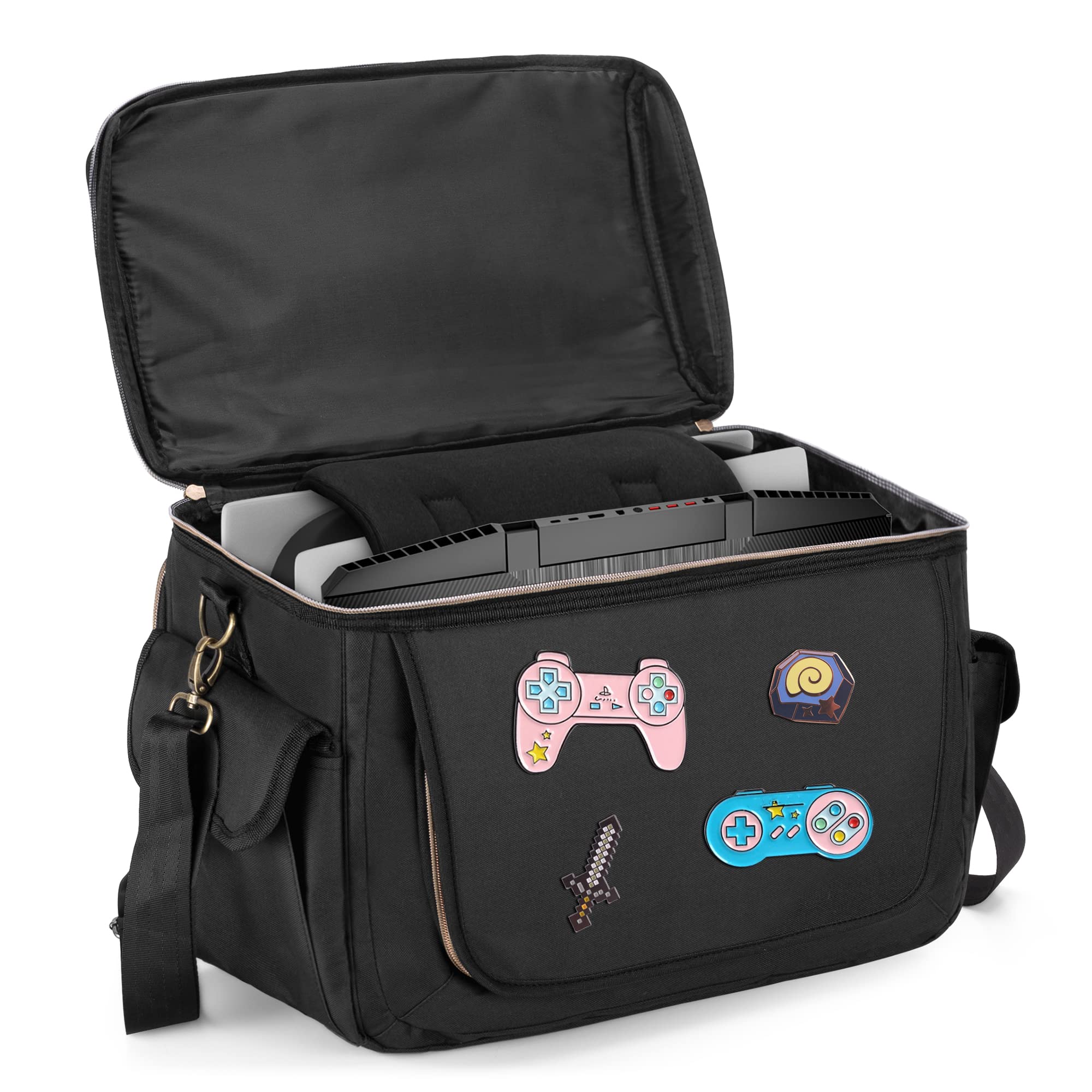 Trunab Travel Protective Case for PS5/PS4/Xbox One Controllers - Compatible with 15.6