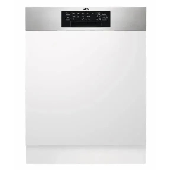 AEG 60cm Semi-Integrated Dishwasher - Energy Efficient, Quiet Operation - Perfect for Small Kitchens & Apartments