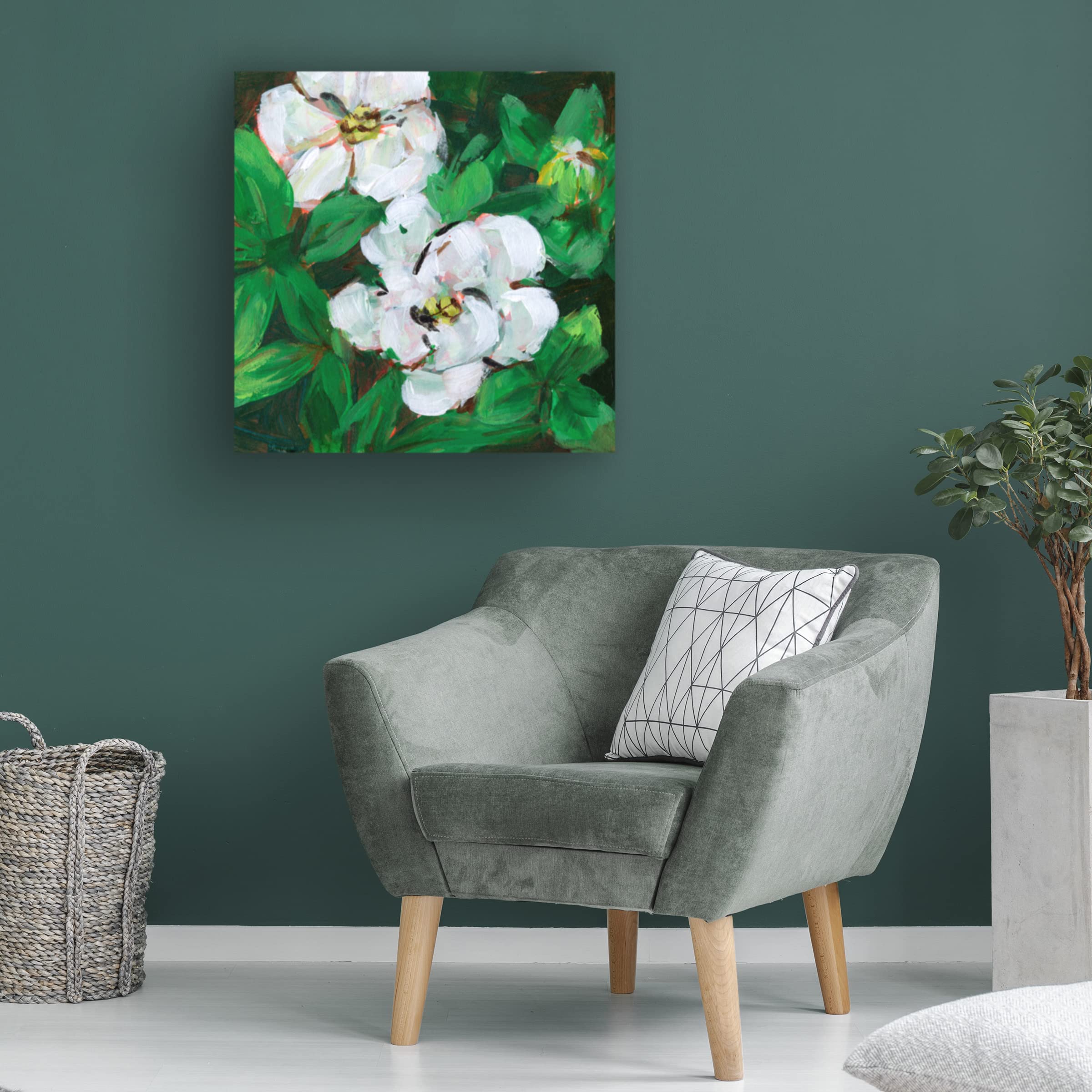 Trademark Fine Art 'Summer Bride I' Canvas Wall Art by Melissa Wang - Perfect for Wedding Decor, Bridal Showers & Home Interior Design
