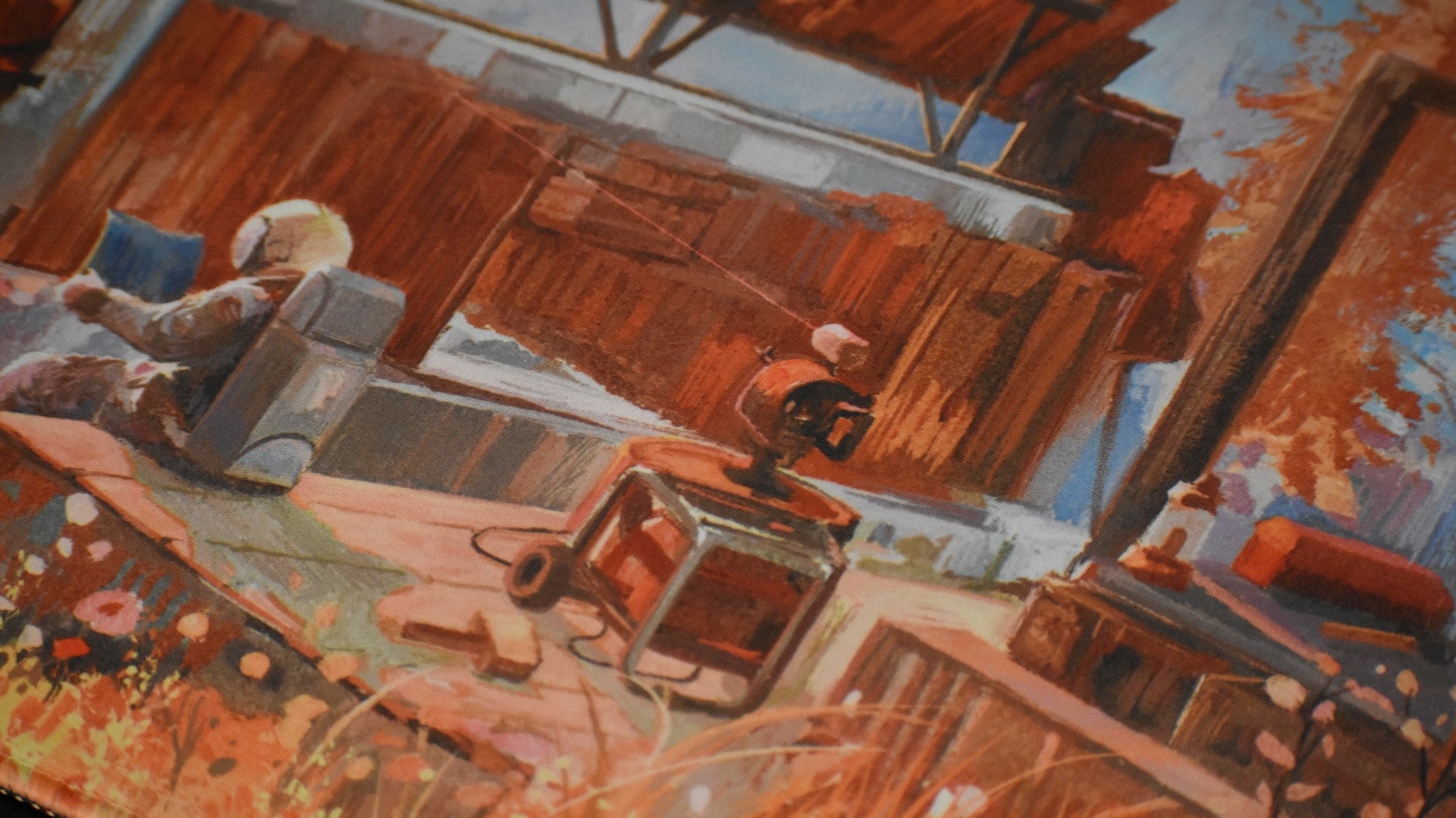 Limited Edition Cosmonautic Films Content Creator Collaboration Rust Mousepad - Perfect for Gaming, Streaming & Office Work